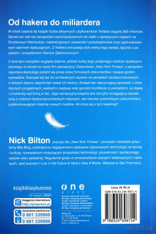 Twitter. Prawdziwa historia o bogactwie, władzy, przyjaźni i zdradzie - Nick Bilton [KSIĄŻKA]