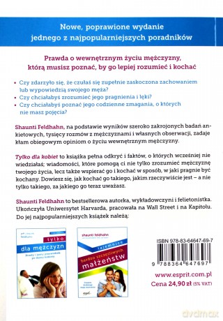 Tylko dla kobiet. Przewodnik po tym, co kryje się w duszy mężczyzny - Shaunti Feldhahn [KSIĄŻKA]