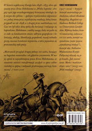 Wiek kapitału 1848 - 1875 - Eric Hobsbawm (twarda) [KSIĄŻKA]