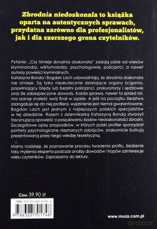Zbrodnia niedoskonała - Katarzyna Bonda, Bogdan Lach [KSIĄŻKA]