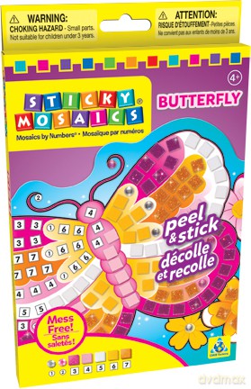Zestaw do wyklejania. Mini motylek