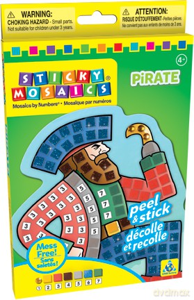 Zestaw do wyklejania. Mini pirat