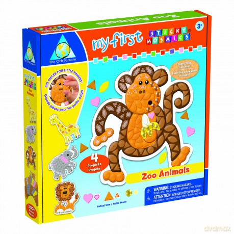 Zestaw do wyklejania. Zwierzęta z ZOO