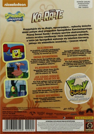 Spongebob Kanciastoporty: Ka-Ra-Te Ekstremalne! [DVD]