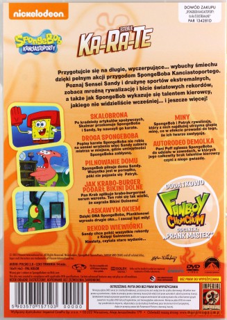 Spongebob Kanciastoporty: Ka-Ra-Te Ekstremalne! [DVD]