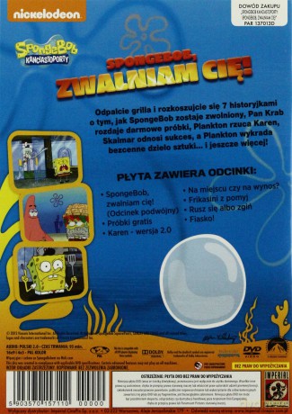 Spongebob Kanciastoporty: Spongebob, Zwalniam Cię! [DVD]