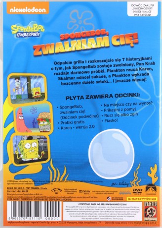 Spongebob Kanciastoporty: Spongebob, Zwalniam Cię! [DVD]
