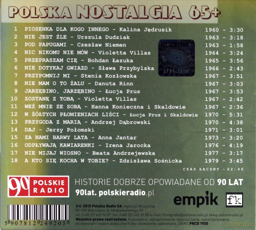 Polska Nostalgia audycja 6 [CD]