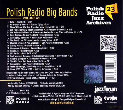Polish Radio Big Band vol. 2 Polish Radio Jazz Archives vol. 23 [CD]