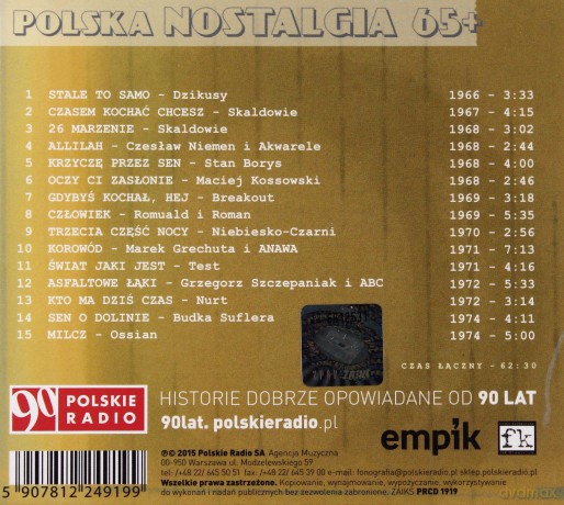 Polska Nostalgia audycja 5 [CD]
