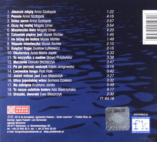 Polska Nostalgia audycja 5 - Agnieszka Osiecka [CD]