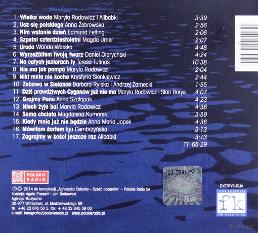 Agnieszka Osiecka: Ocean burz [CD]