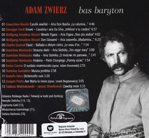 Adam Zwierz: Bas Baryton [CD]