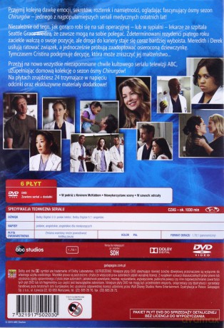 Chirurdzy Sezon 8 [6DVD]