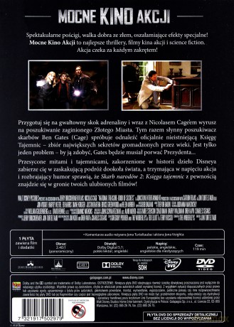 Skarb narodów: Księga tajemnic (Mocne Kino Akcji) [DVD]