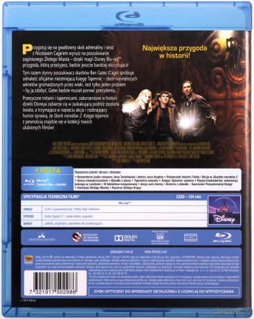 Skarb narodów: Księga tajemnic [Blu-Ray]