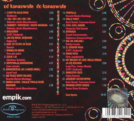Od karnawału do karnawału [CD]