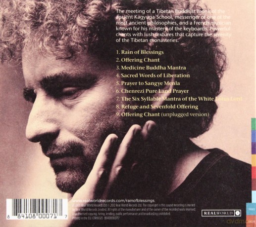 Lama Gyurme, Jean Philippe Rykiel: Rain Of Blessings [CD]