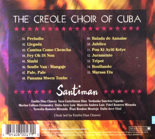 The Creole Choir Of Cuba: Santiman [CD]