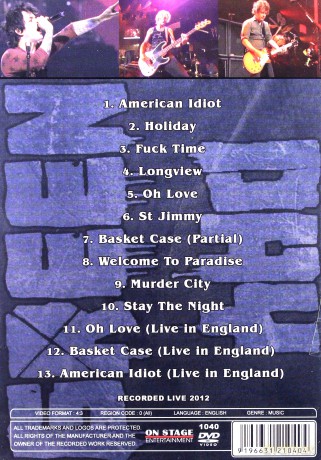 Green Day: Stay The Night [DVD]