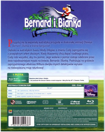 Bernard i Bianka w krainie kangurów (Disney Zaczarowana Kolekcja) [Blu-Ray]