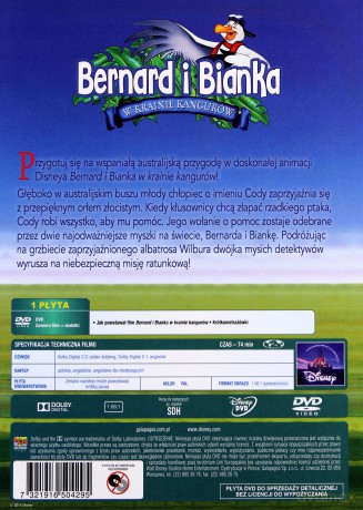 Bernard i Bianka w krainie kangurów (Disney Zaczarowana Kolekcja) [DVD]