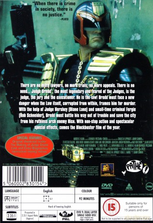 Judge Dredd [DVD]