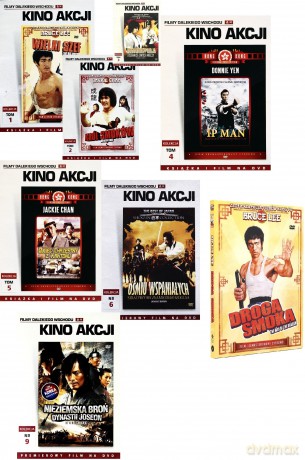 Filmy Dalekiego Wschodu: Wielki Szef / Król Smoków / Wojownicy Ninja / IP Man/ Ojciec Chrzestny z Kantonu / Ośmiu Wspaniałych / Protektor / Droga Smoka / Nieziemska Broń Dynastii Joseon Pakiet [9DVD]