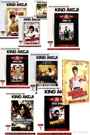 Filmy Dalekiego Wschodu: Wielki Szef / Król Smoków / Wojownicy Ninja / IP Man/ Ojciec Chrzestny z Kantonu / Ośmiu Wspaniałych / Protektor / Droga Smoka / Nieziemska Broń Dynastii Joseon Pakiet [9DVD]