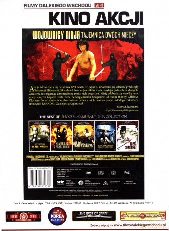 Filmy Dalekiego Wschodu: Wielki Szef / Król Smoków / Wojownicy Ninja / IP Man/ Ojciec Chrzestny z Kantonu / Ośmiu Wspaniałych / Protektor / Droga Smoka / Nieziemska Broń Dynastii Joseon Pakiet [9DVD]
