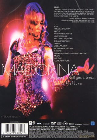 Madonna: Im Going To Tell You A Secret [CD]+[DVD]