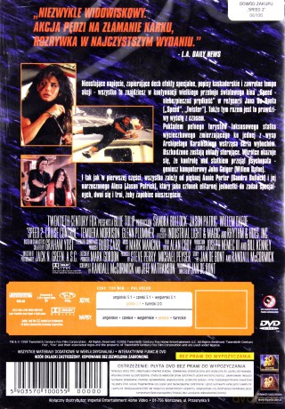 Speed 2: Wyścig z czasem [DVD]