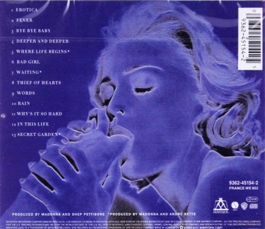 Madonna: Erotica [CD]
