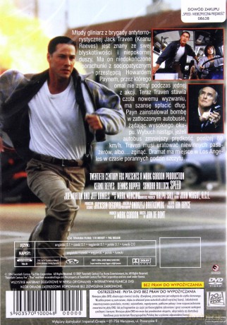 Speed: Niebezpieczna prędkość [DVD]