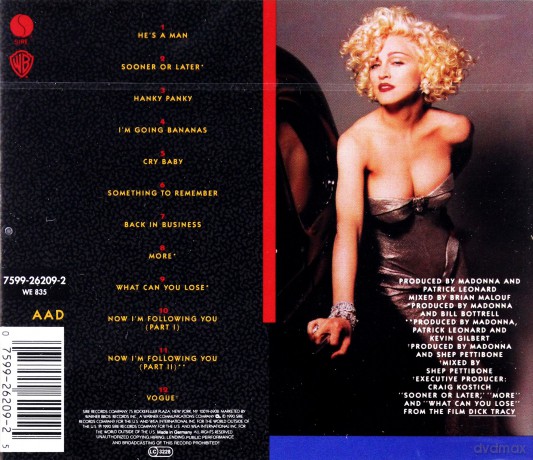 Madonna: I'm Breathless [CD]