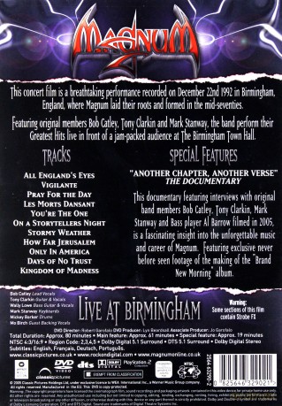 Magnum: Live At Birmingham [DVD]