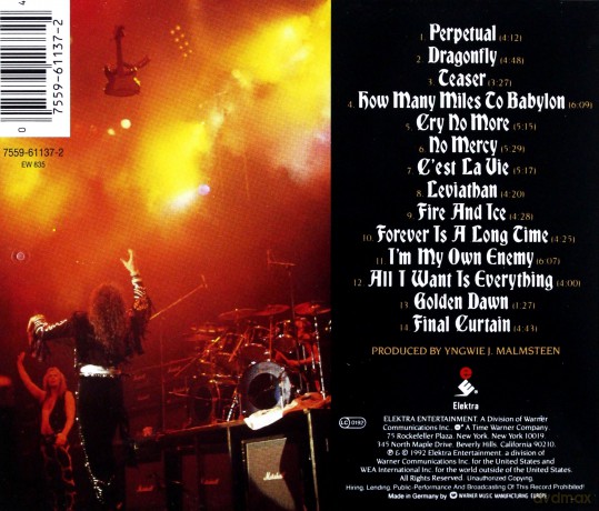 Yngwie Malmsteen: Fire And Ice [CD]