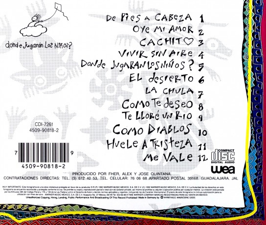 Mana: Donde Jugaran Los Ninos [CD]