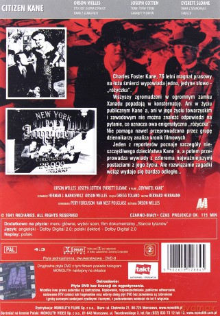 Obywatel Kane [DVD]