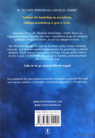Uciekinier - Stephen King [KSIĄŻKA]
