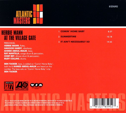 Herbie Mann: At The Village Gate [CD]