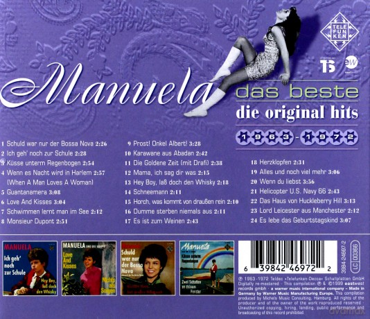 Manuela: Das Beste..Die Orig.Hits 63-72 [CD]
