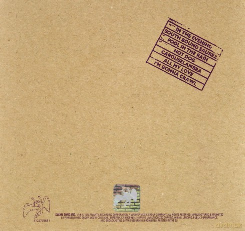 Led Zeppelin: In Through The Out Door [CD]