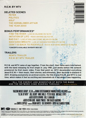 R.E.M.: R.E.M. by MTV [DVD]