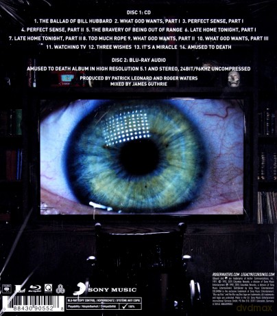 Roger Waters: Amused To Death [CD]+[Blu-Ray]