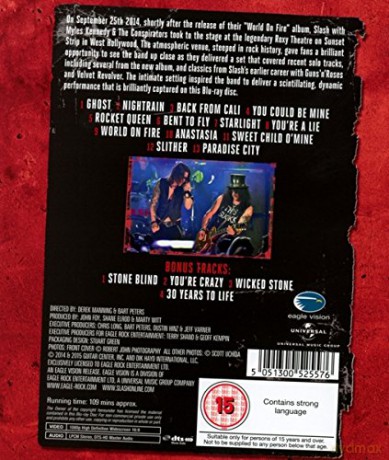 Slash: Live At The Roxy 25.9.14 [Blu-Ray]