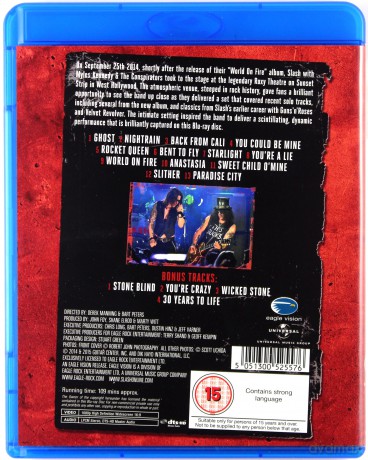 Slash: Live At The Roxy 25.9.14 [Blu-Ray]
