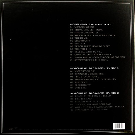Motorhead: Bad Magic (+Poster) [Winyl]+[CD]
