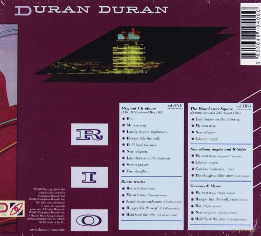 Duran Duran: Rio [2CD]