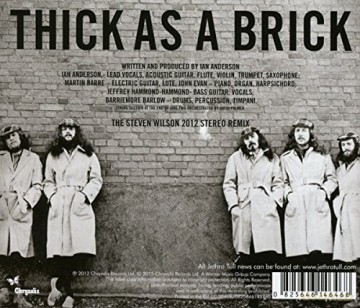 Jethro Tull: Thick As A Brick [CD]